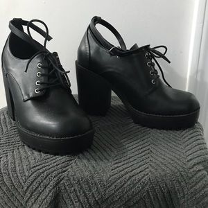 Torrid chunky heel boots/shoes with ankle strap